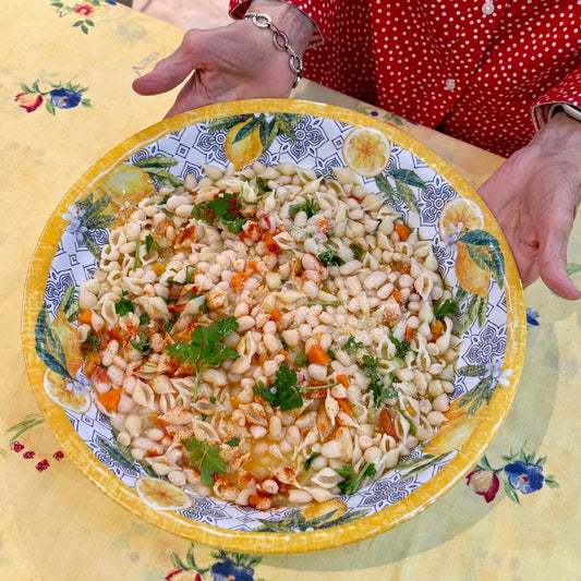 PASTA E FAGIOLI  – A HEARTY ITALIAN BOWL OF COMFORT BY NONNA MARY