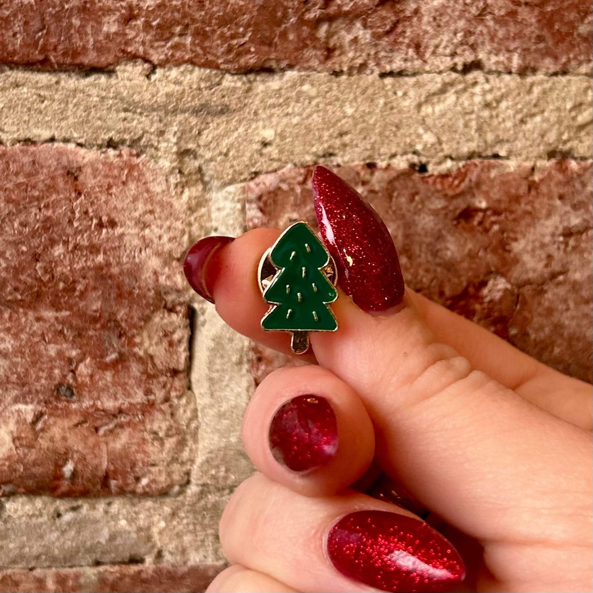 Christmas tree pin