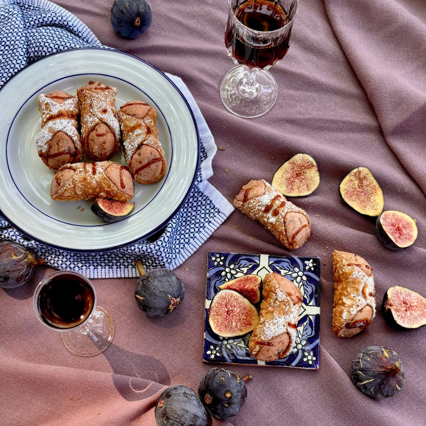 Marsala Soaked Fig with Ricotta & Honey Cannoli (January Only)