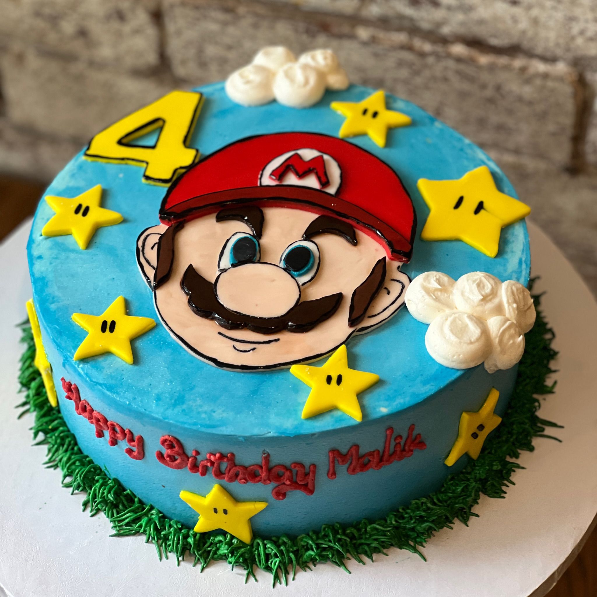 Amazon.com: 7pcs Acrylic Super Mario Happy Birthday, Mario Bros Smash Cake  Topper, Party Supplies for Children : Toys & Games