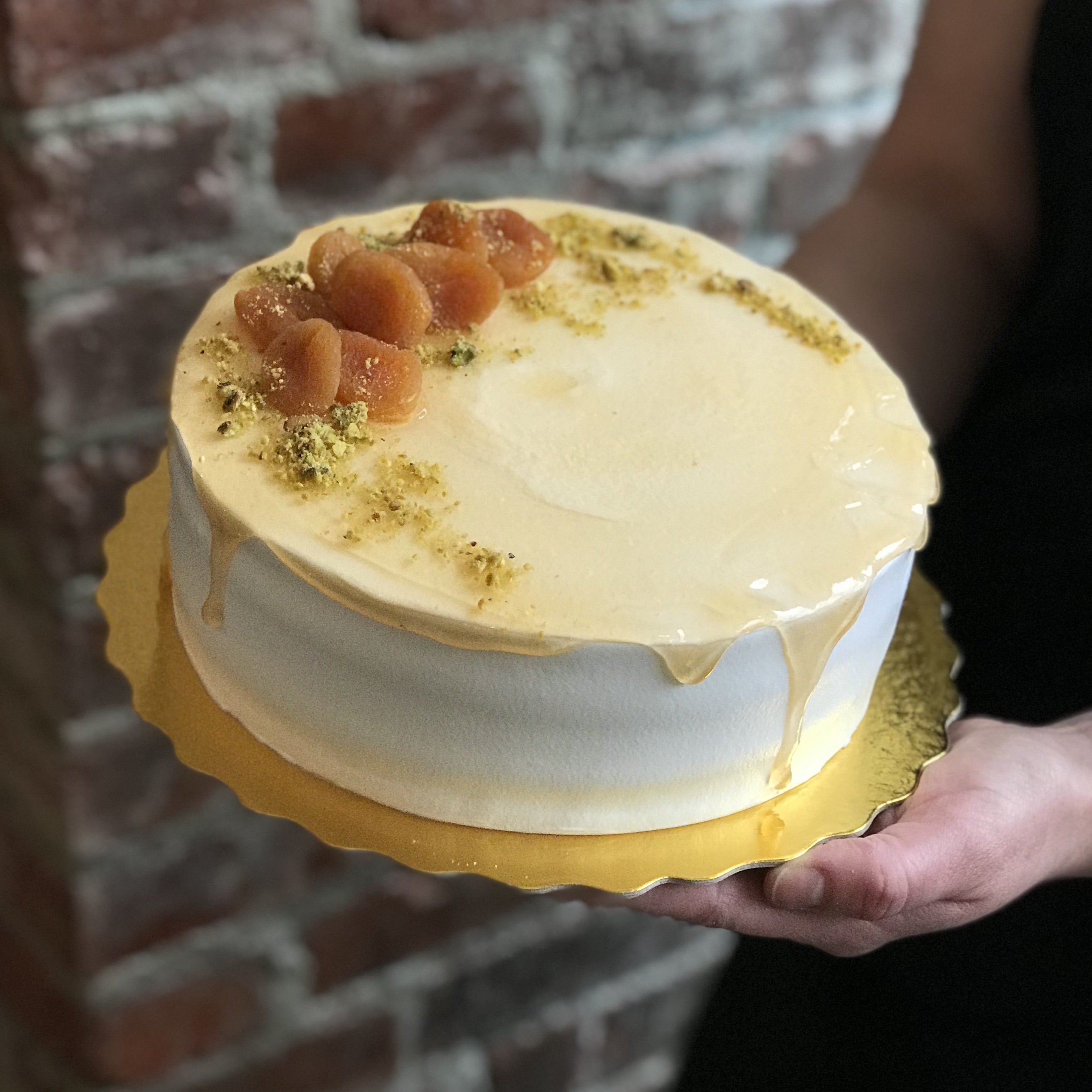 Pistachio and lemon layer cake - Recipes - delicious.com.au