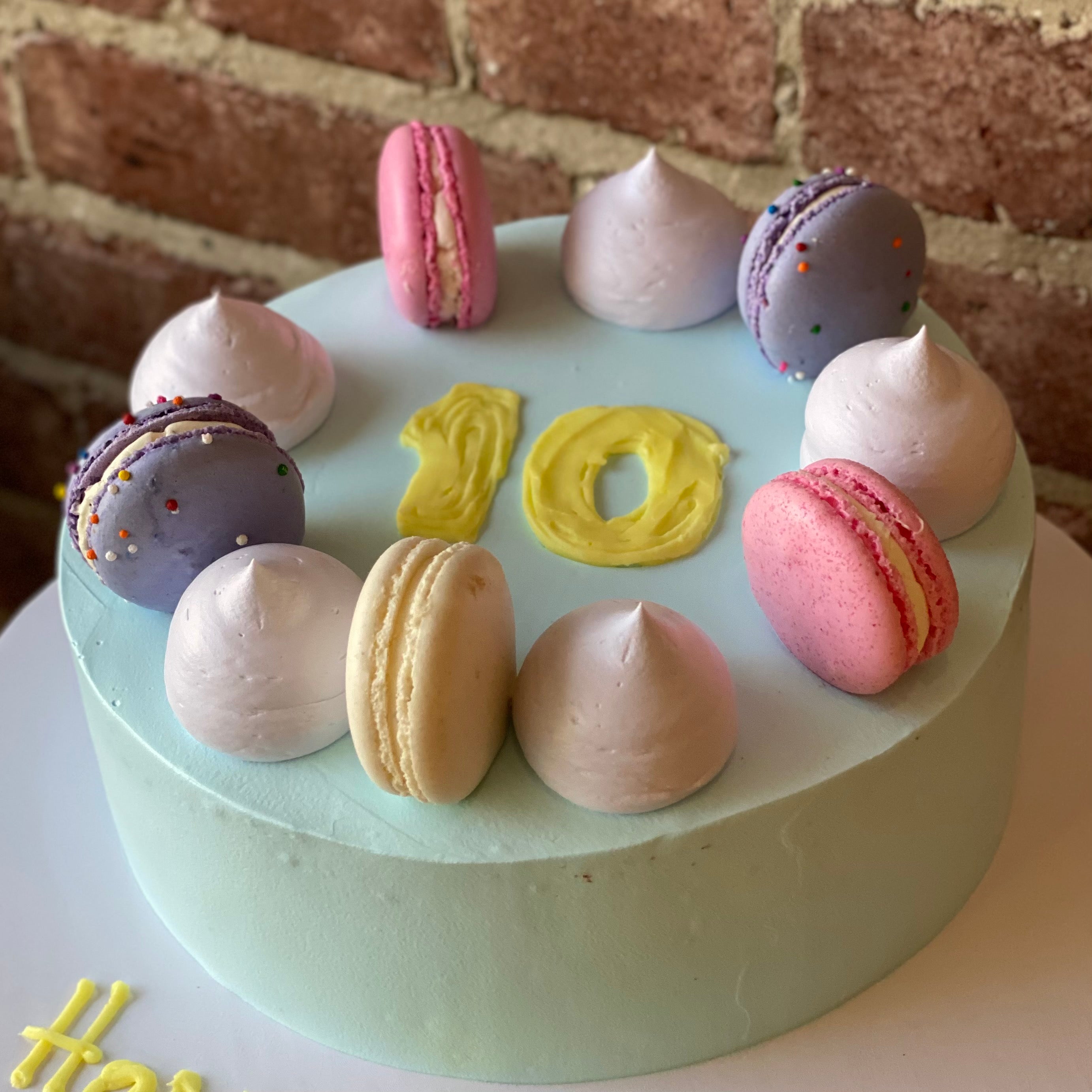 Macaron Number Cake - Tre Mari Bakery