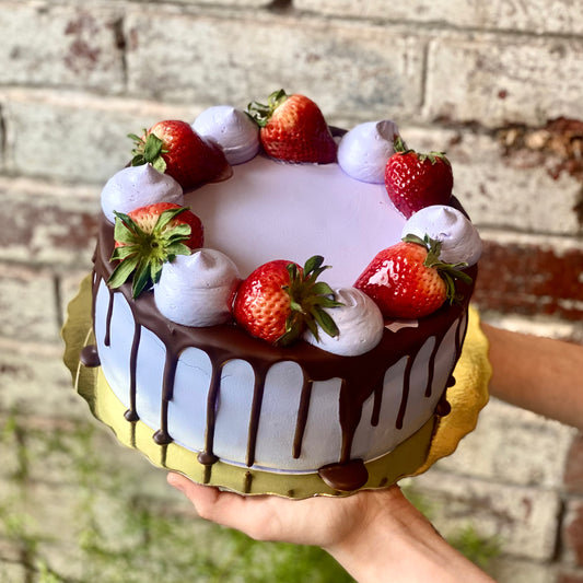 Easter Strawberry Delight Cake